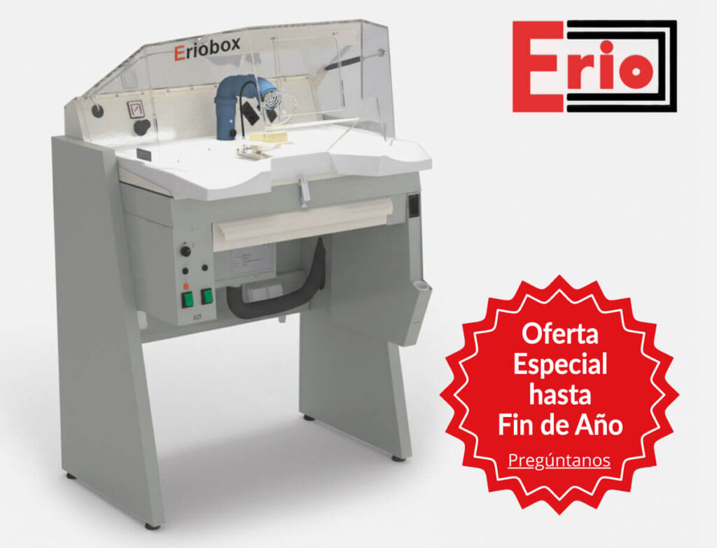 Oferta especial hasta fin de año: puesto de trabajo para laboratorio dental con campana de Erio